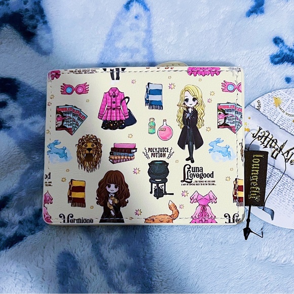 NWT 🧙🏻‍♀️ Loungefly Harry Potter Luna & Hermione Cardholder - Picture 3 of 5